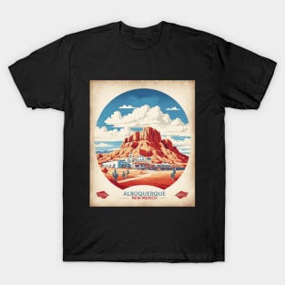 Albuquerque United States of America Tourism Vintage Poster T-Shirt